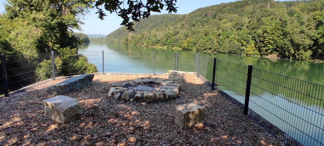 Autarkes Tiny House Mit Rheinblick Apartman Rumikon Kültér fotó